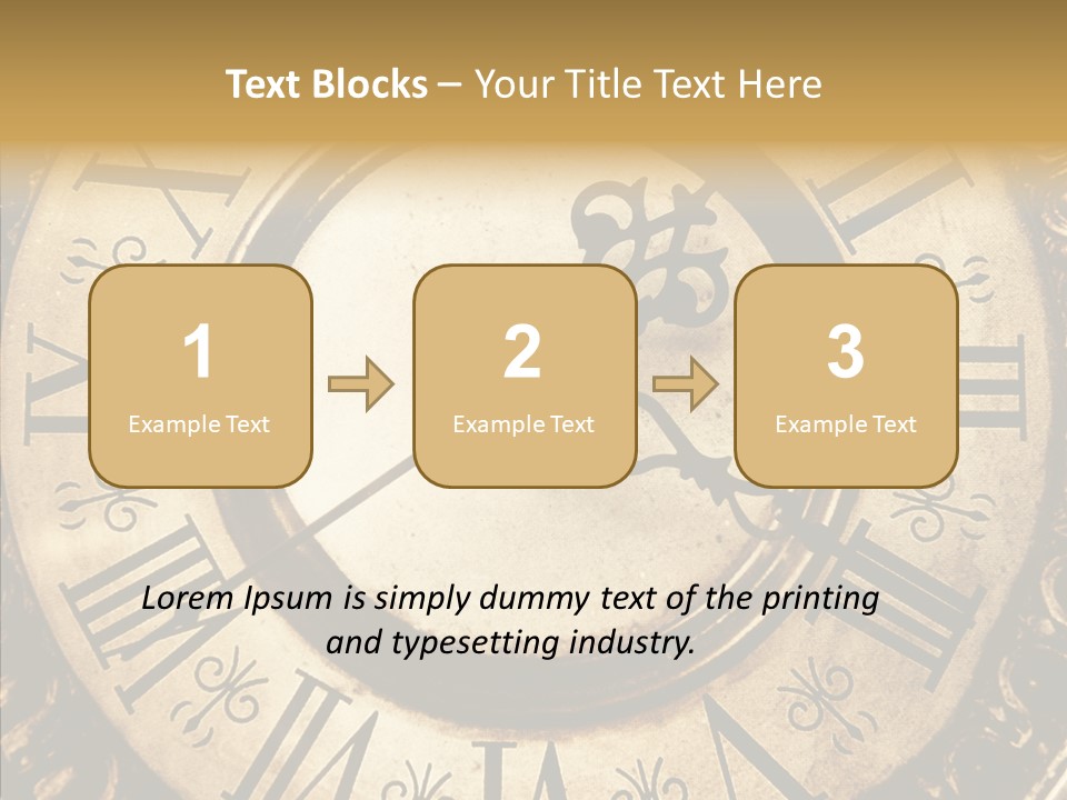 Vintage Countdown Concept PowerPoint Template