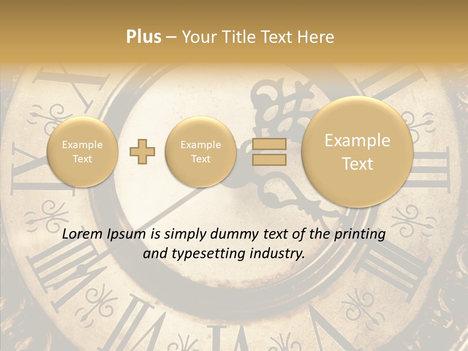 Vintage Countdown Concept PowerPoint Template