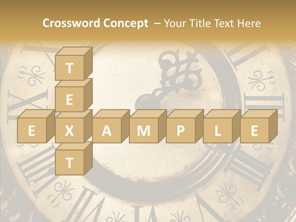 Vintage Countdown Concept PowerPoint Template