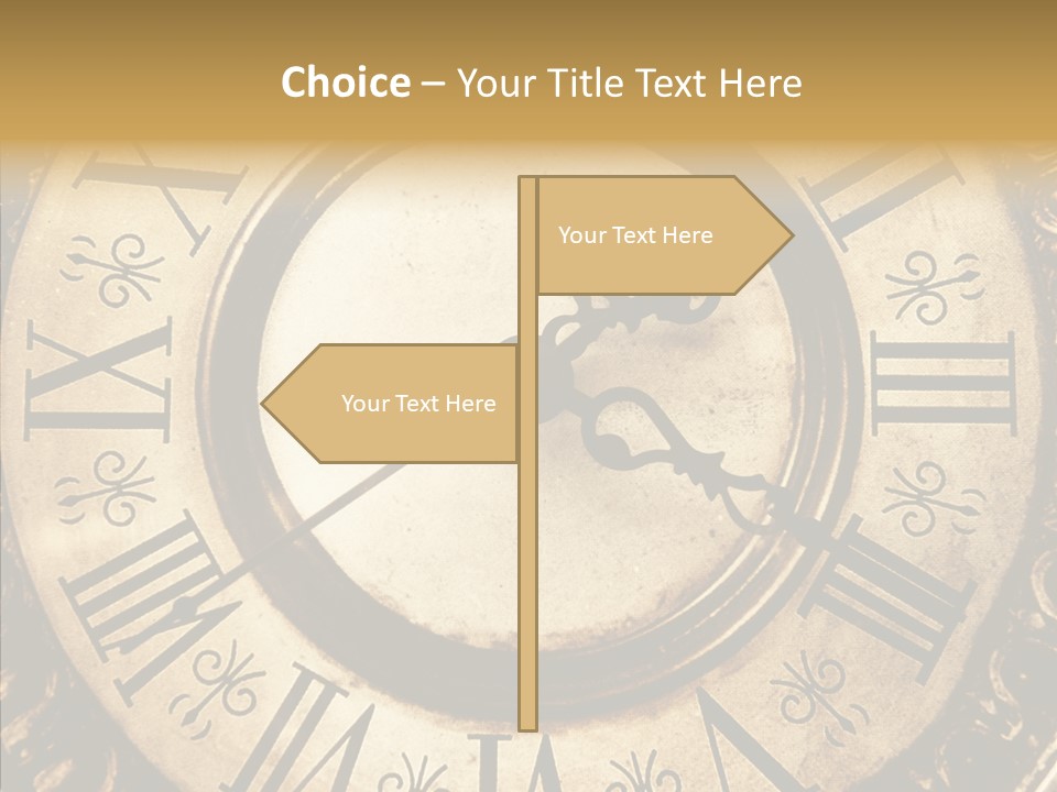Vintage Countdown Concept PowerPoint Template