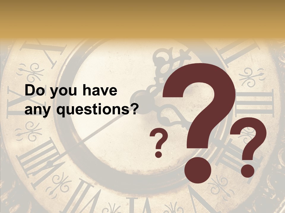 Vintage Countdown Concept PowerPoint Template