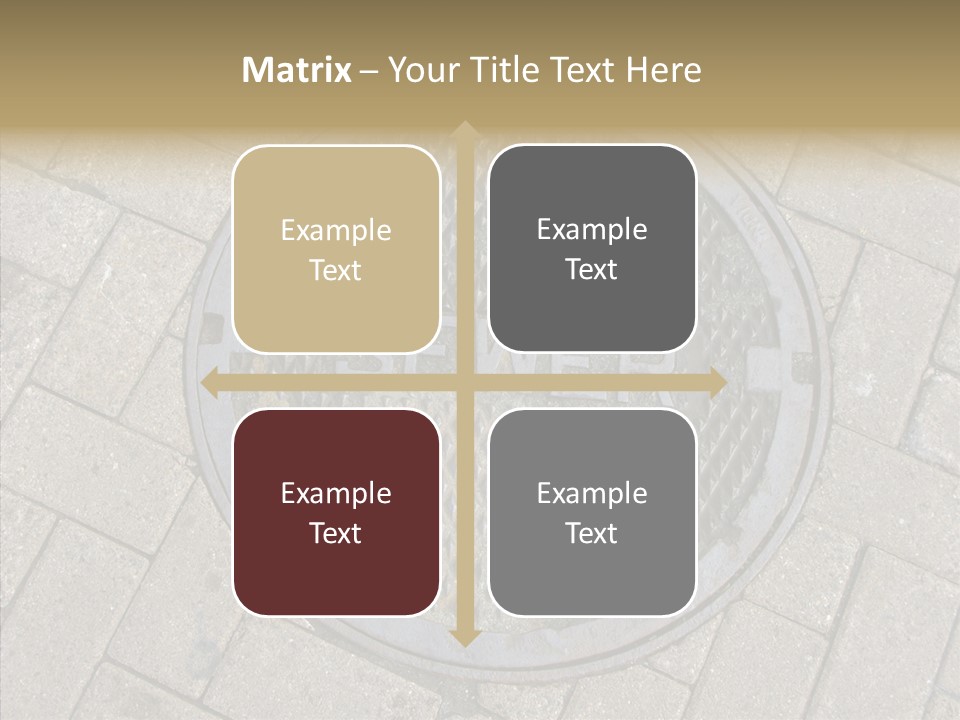 Round Infrastructure Circle PowerPoint Template
