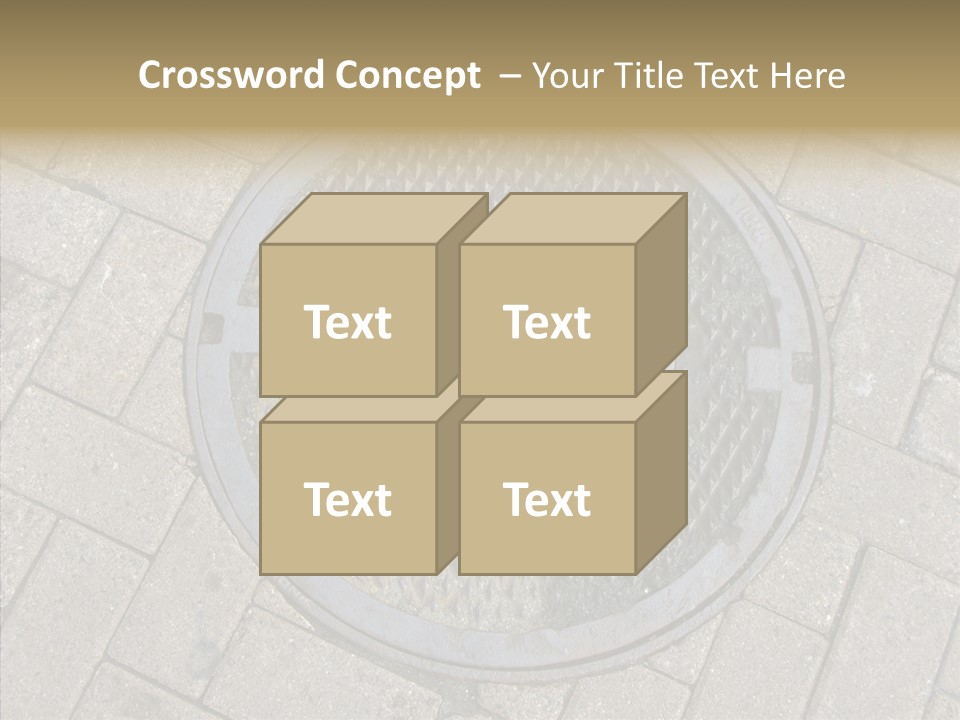 Round Infrastructure Circle PowerPoint Template