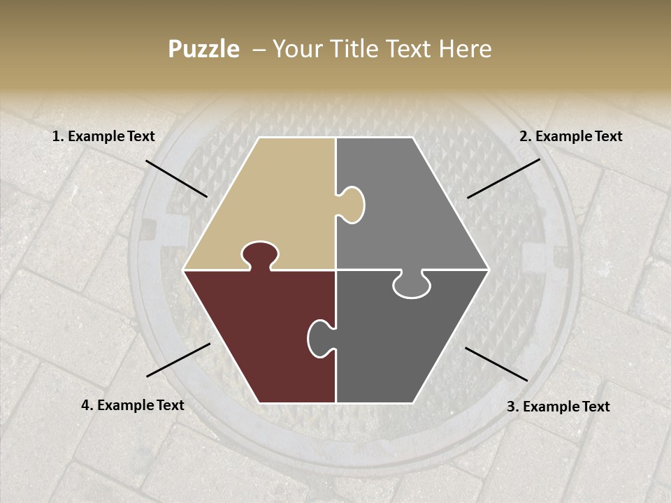 Round Infrastructure Circle PowerPoint Template