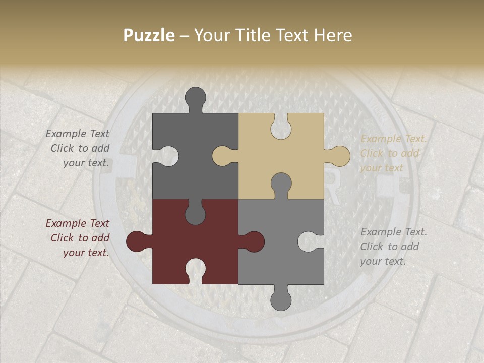 Round Infrastructure Circle PowerPoint Template