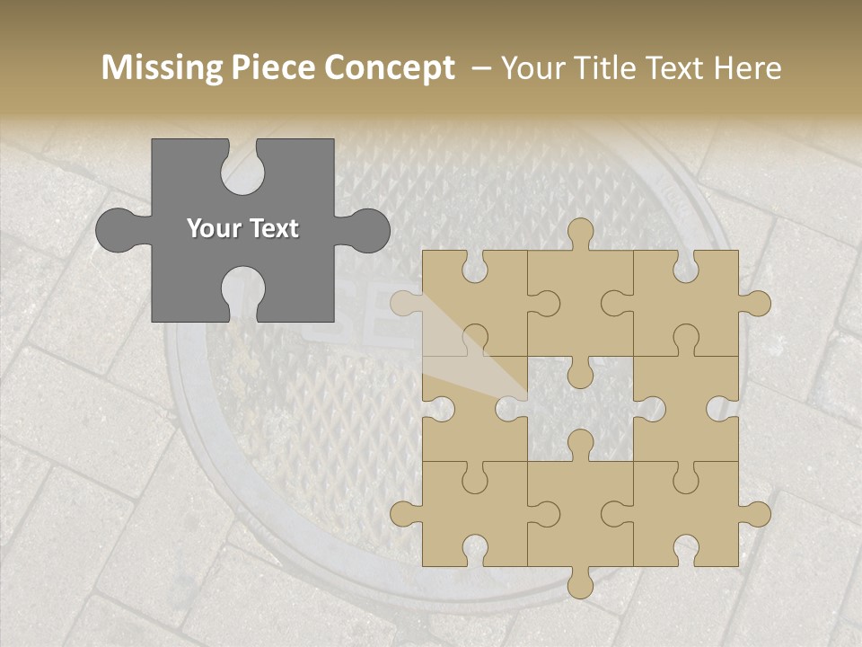 Round Infrastructure Circle PowerPoint Template