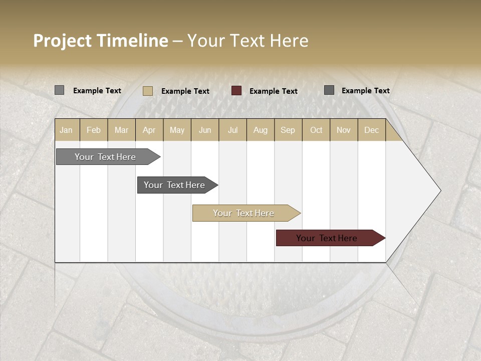 Round Infrastructure Circle PowerPoint Template