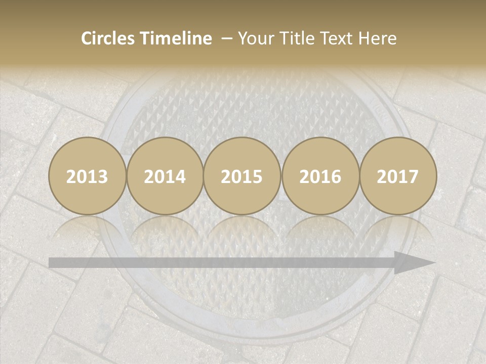Round Infrastructure Circle PowerPoint Template