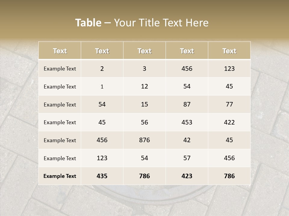 Round Infrastructure Circle PowerPoint Template
