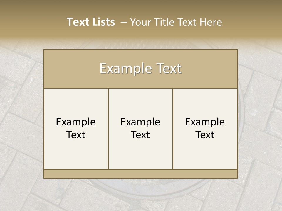 Round Infrastructure Circle PowerPoint Template
