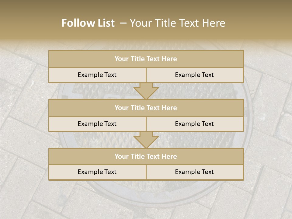 Round Infrastructure Circle PowerPoint Template