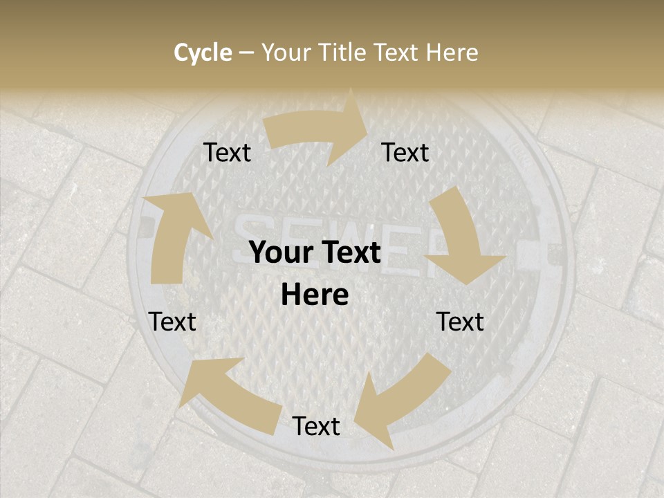 Round Infrastructure Circle PowerPoint Template