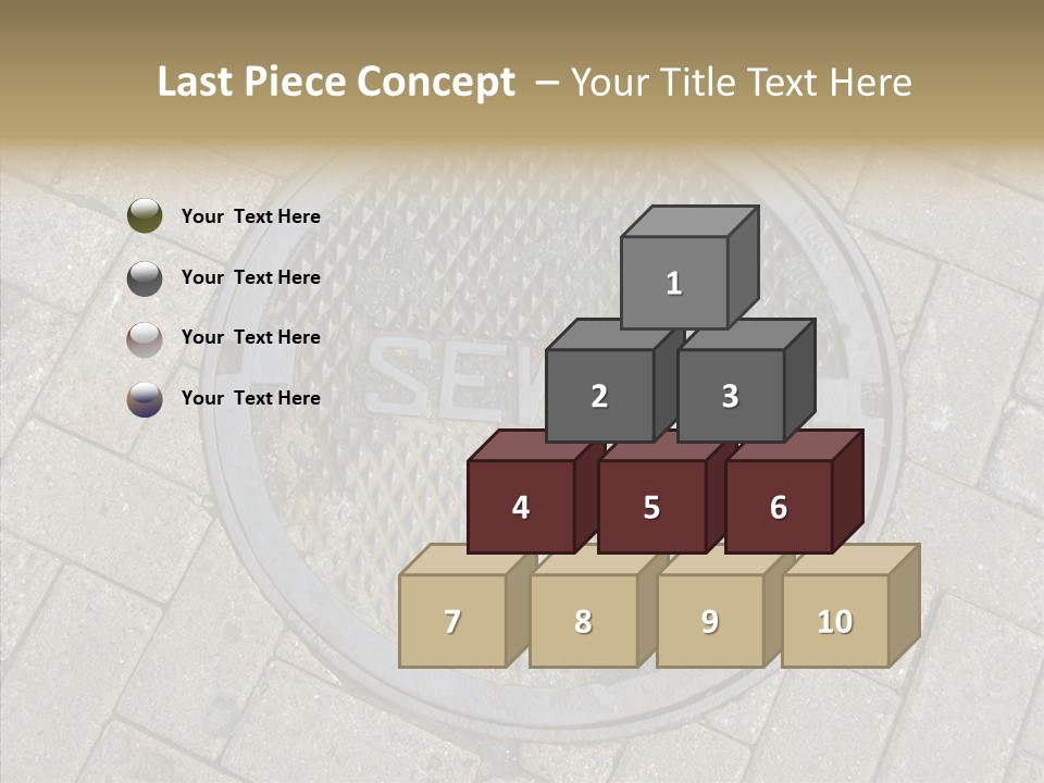 Round Infrastructure Circle PowerPoint Template