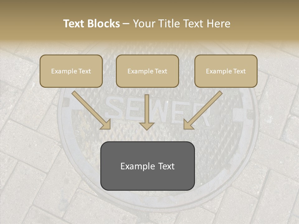 Round Infrastructure Circle PowerPoint Template