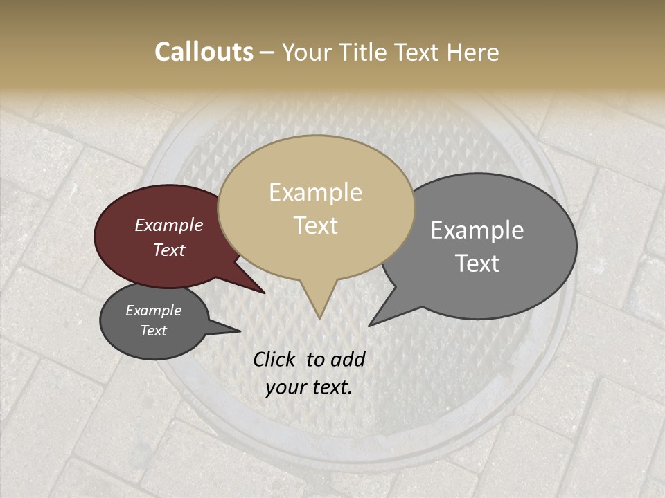 Round Infrastructure Circle PowerPoint Template