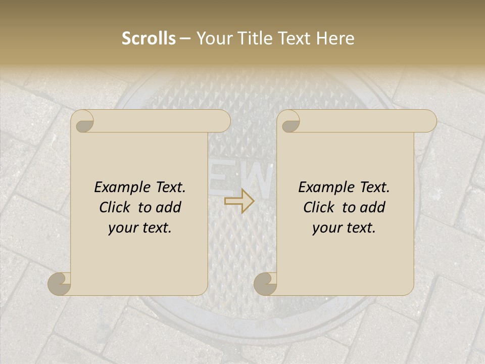 Round Infrastructure Circle PowerPoint Template