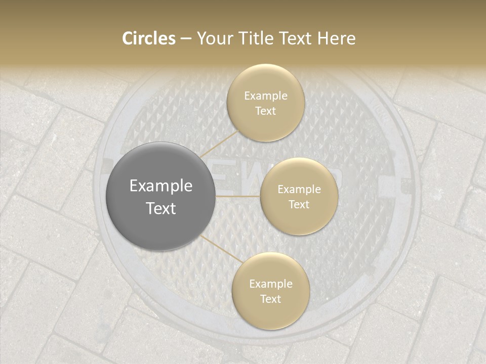 Round Infrastructure Circle PowerPoint Template