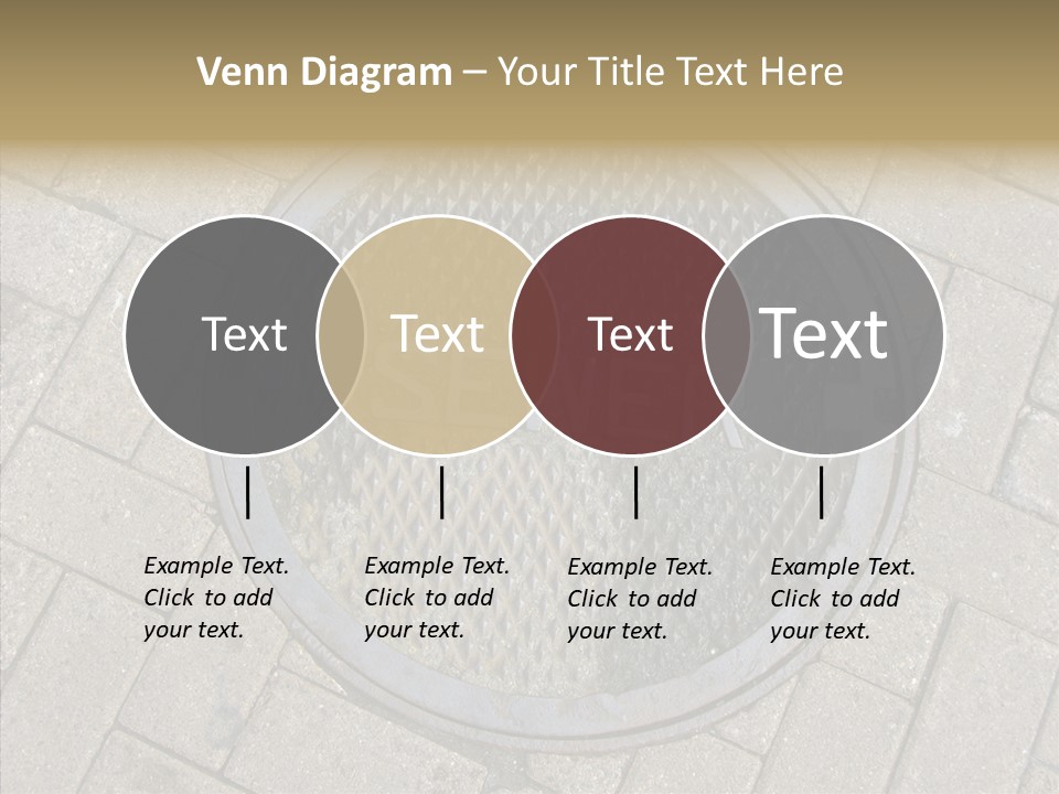 Round Infrastructure Circle PowerPoint Template