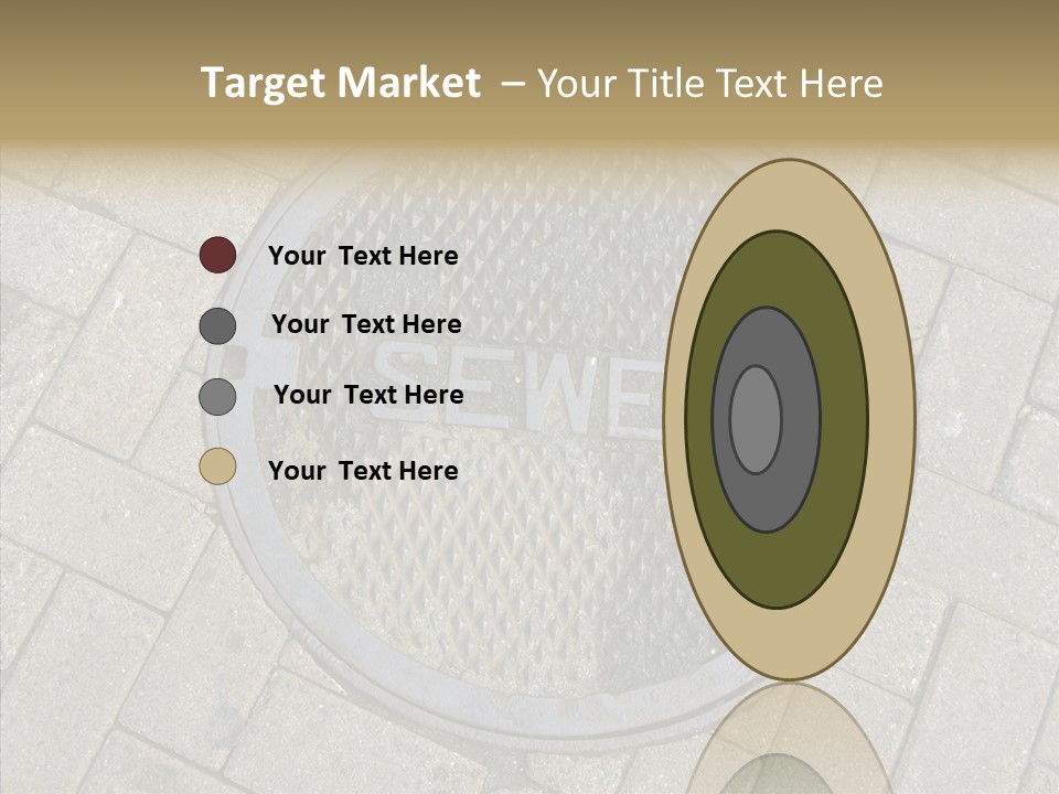 Round Infrastructure Circle PowerPoint Template