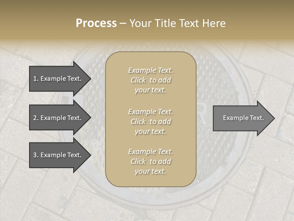 Round Infrastructure Circle PowerPoint Template