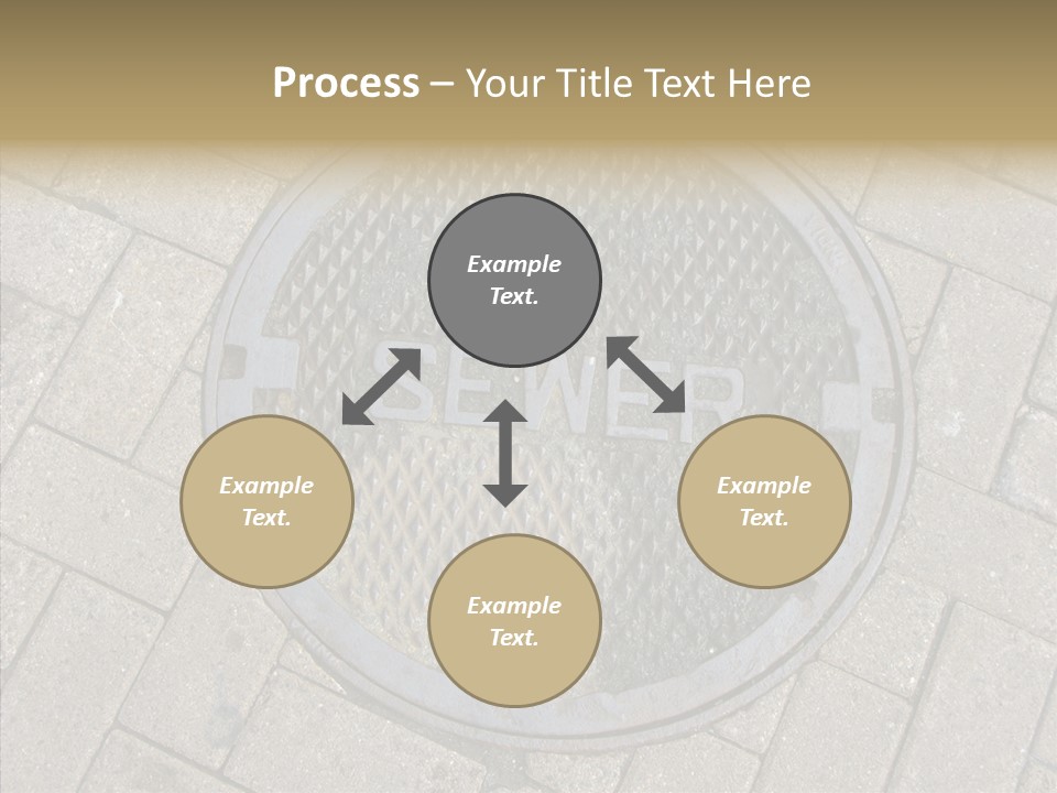 Round Infrastructure Circle PowerPoint Template