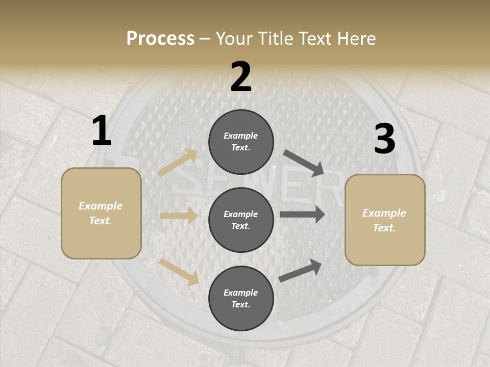 Round Infrastructure Circle PowerPoint Template