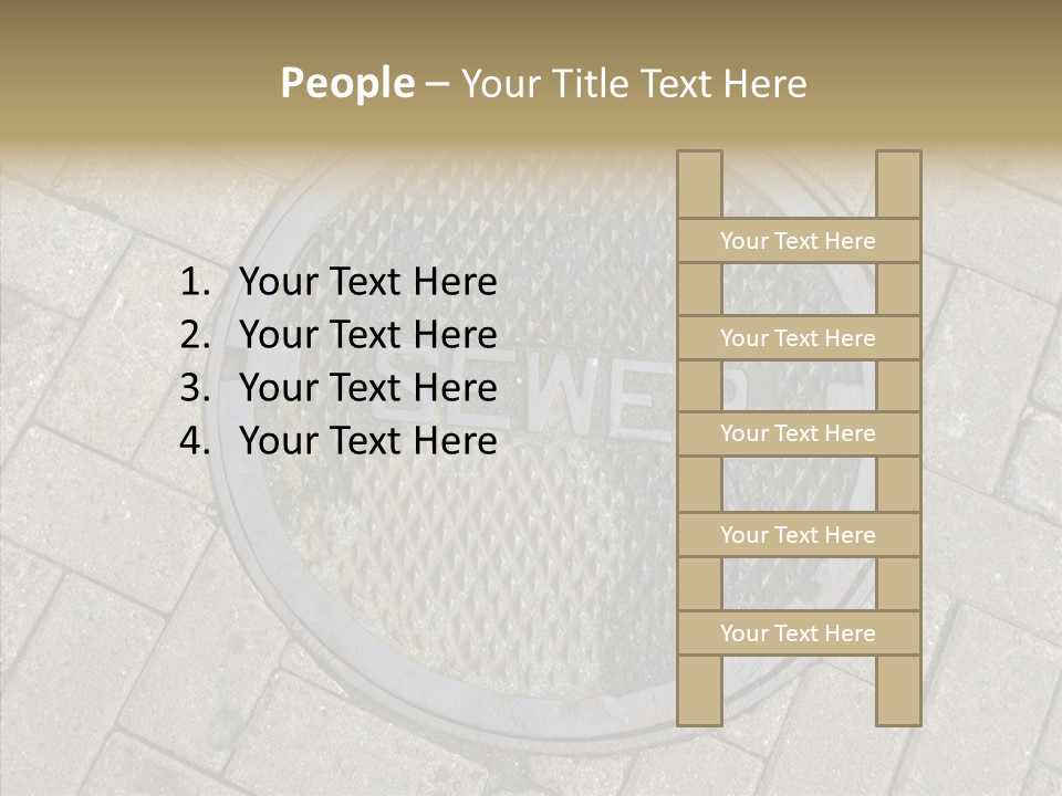 Round Infrastructure Circle PowerPoint Template