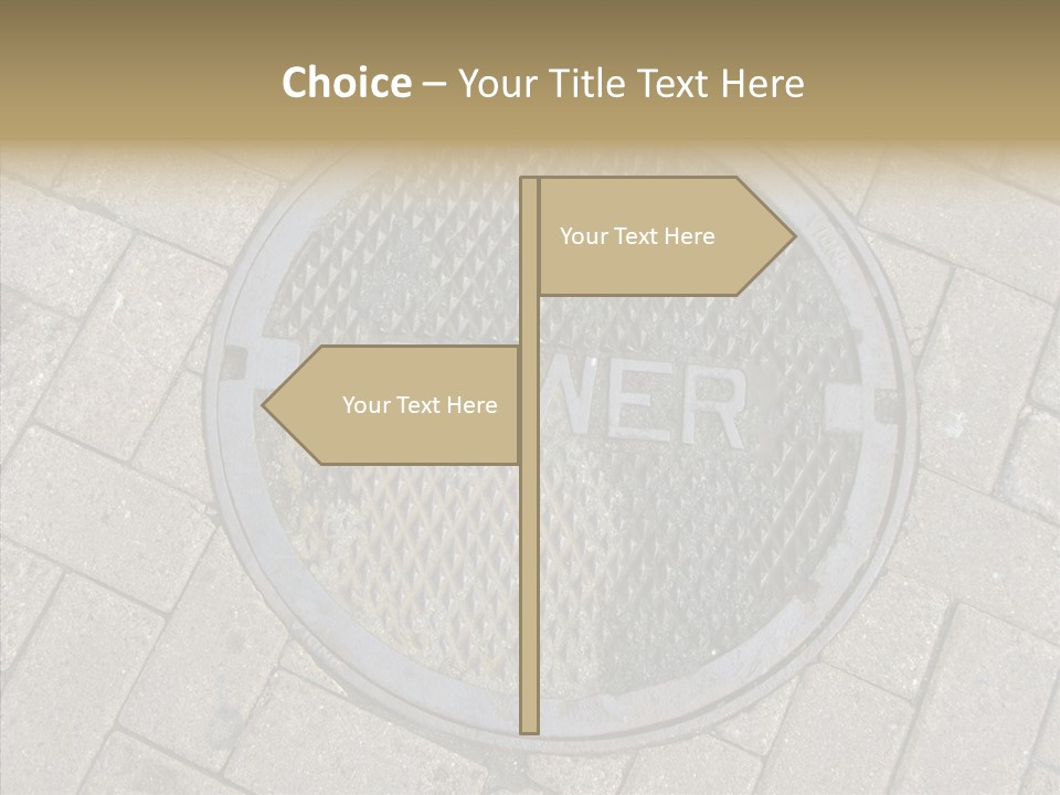 Round Infrastructure Circle PowerPoint Template