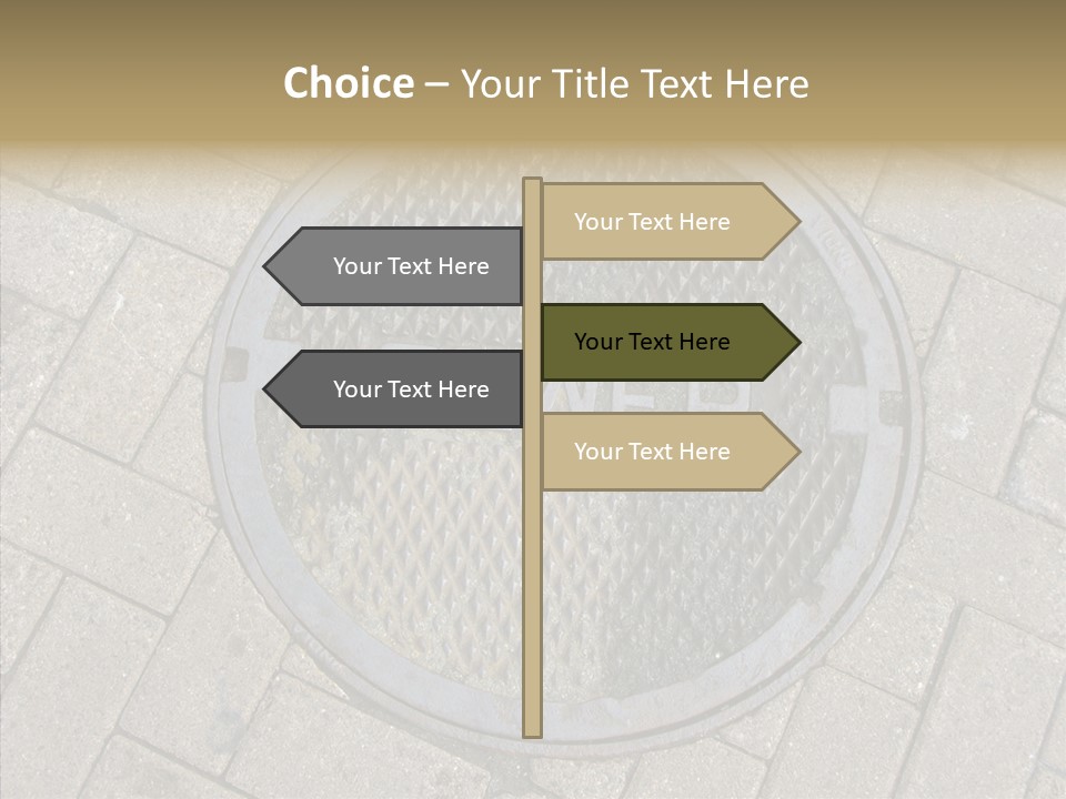 Round Infrastructure Circle PowerPoint Template