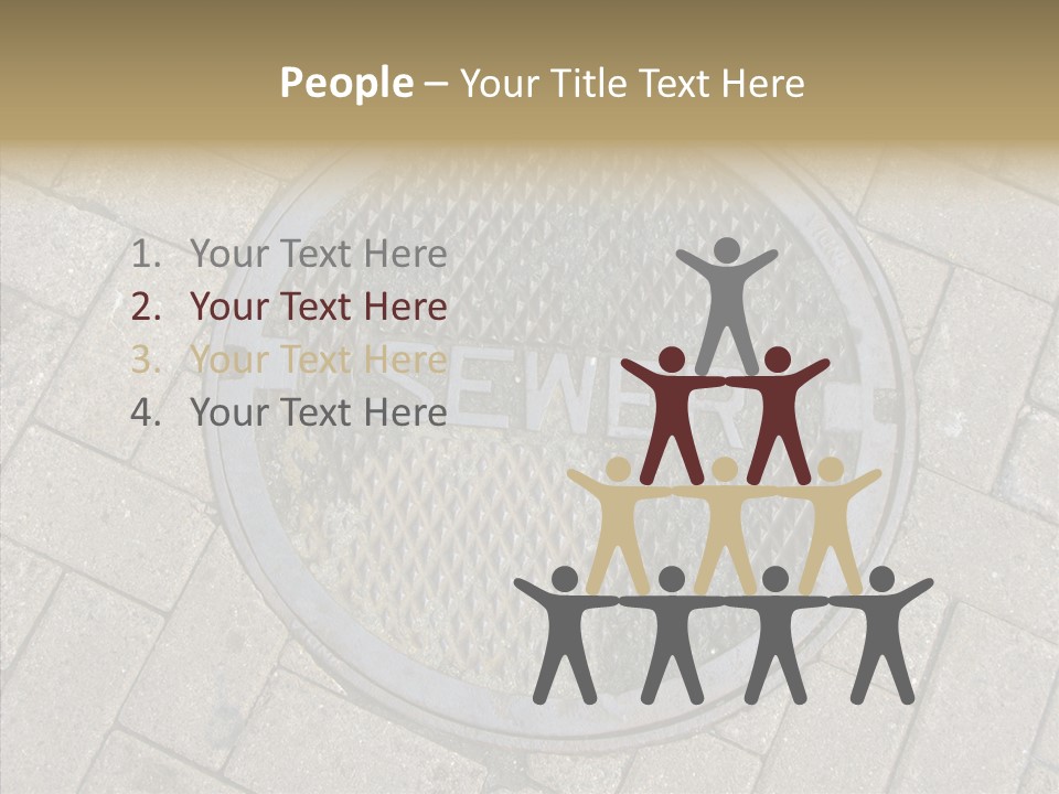 Round Infrastructure Circle PowerPoint Template