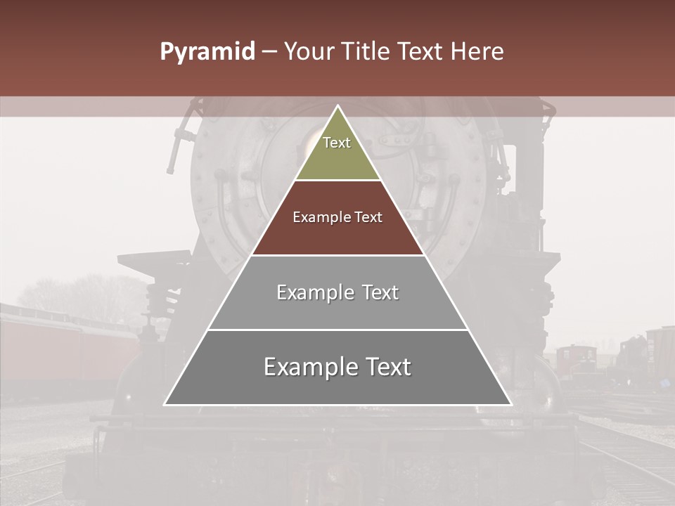 Track Coal Steam PowerPoint Template