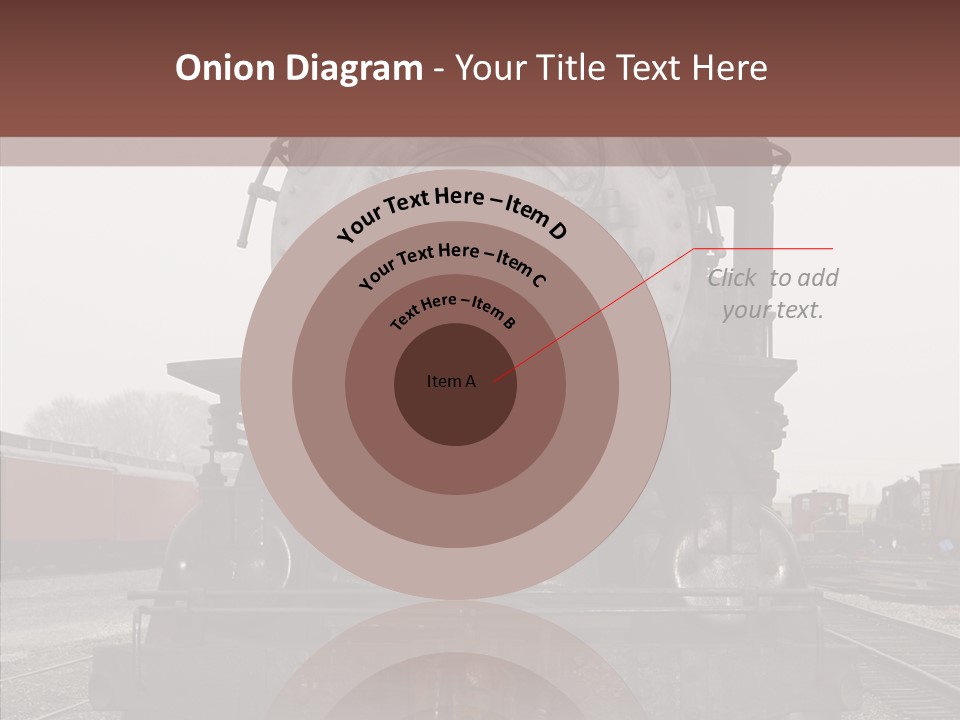 Track Coal Steam PowerPoint Template