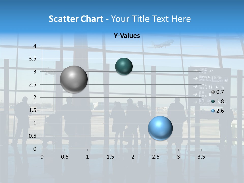 Metal Arrival Blue PowerPoint Template