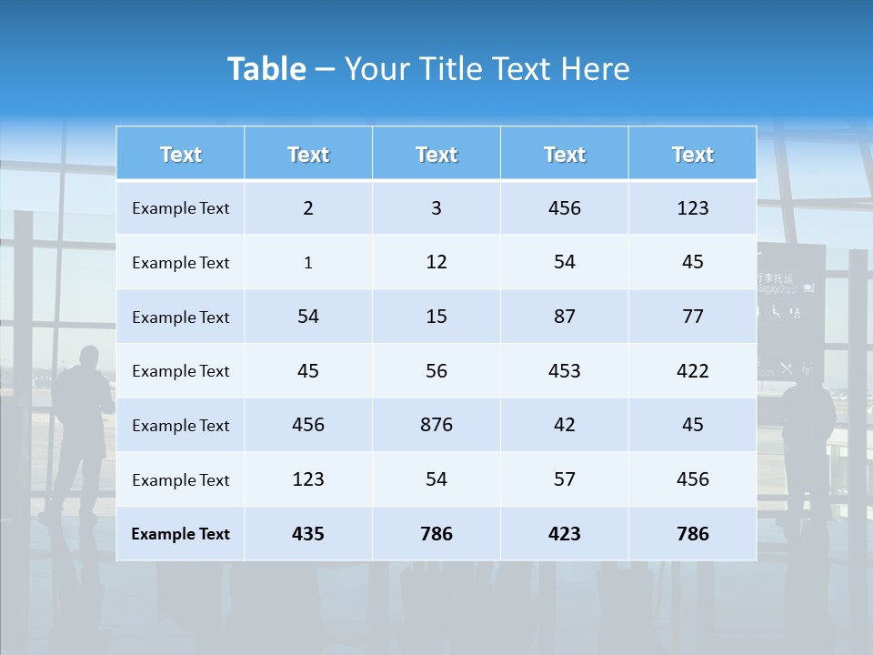 Metal Arrival Blue PowerPoint Template