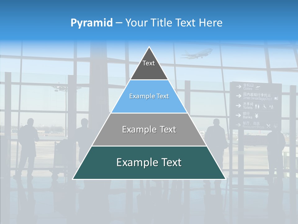 Metal Arrival Blue PowerPoint Template