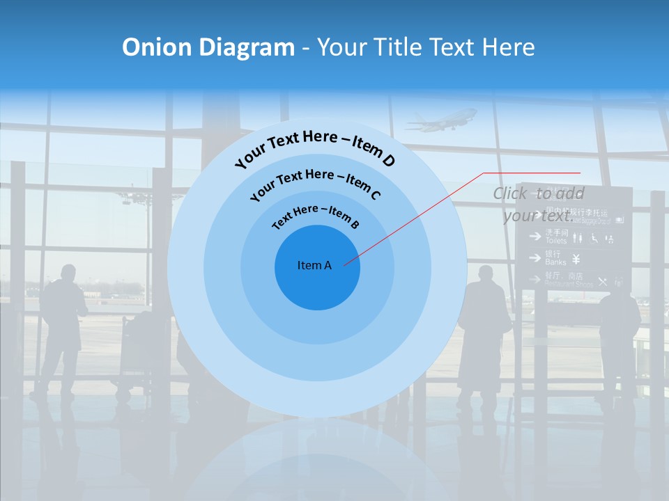 Metal Arrival Blue PowerPoint Template