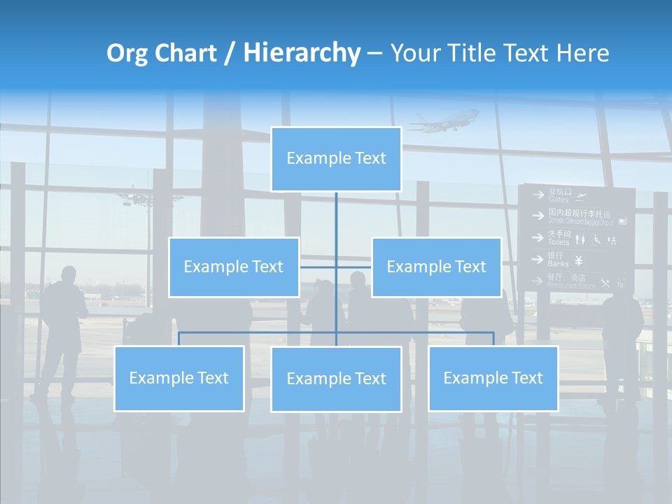 Metal Arrival Blue PowerPoint Template