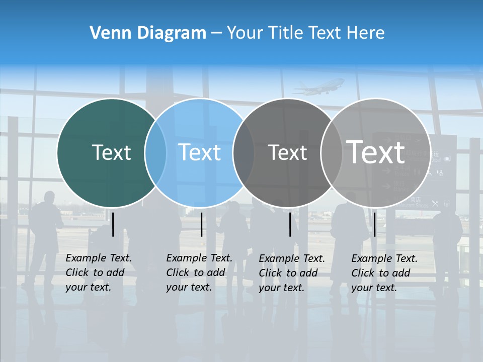 Metal Arrival Blue PowerPoint Template