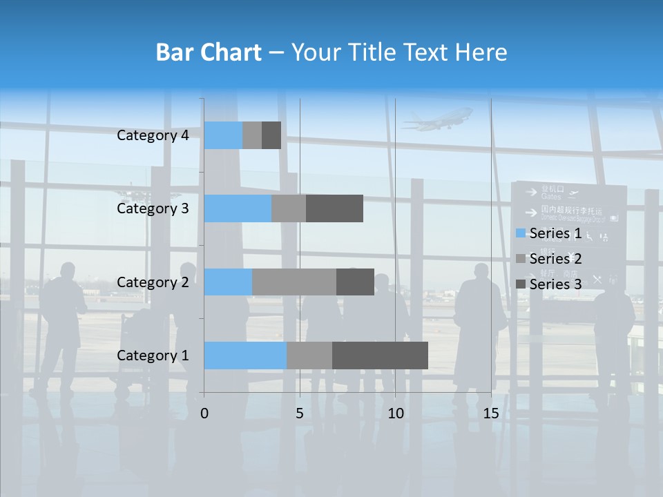Metal Arrival Blue PowerPoint Template