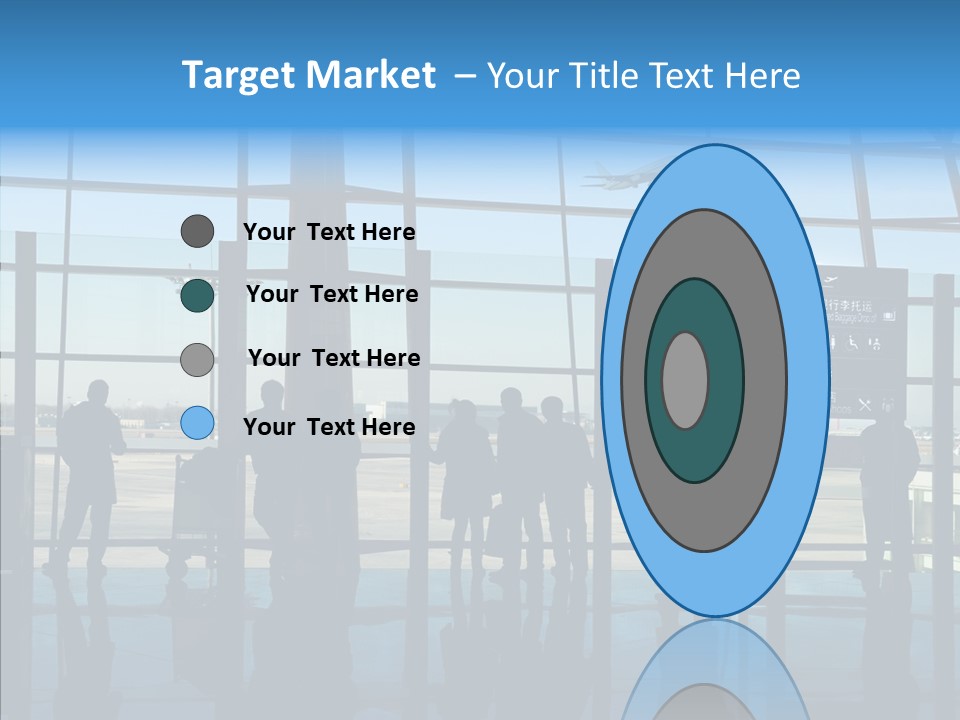 Metal Arrival Blue PowerPoint Template