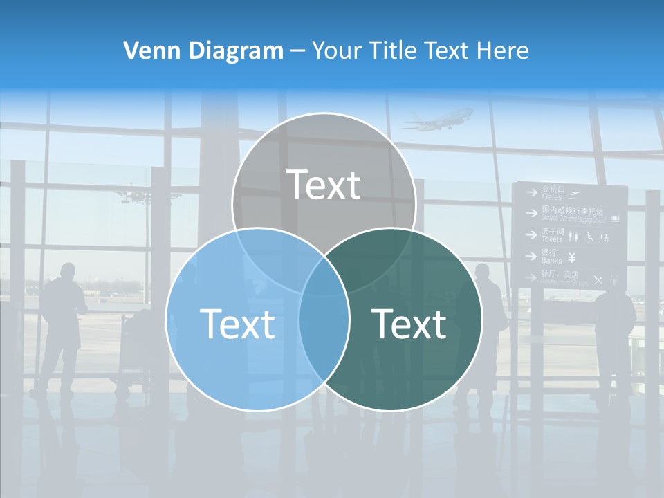 Metal Arrival Blue PowerPoint Template