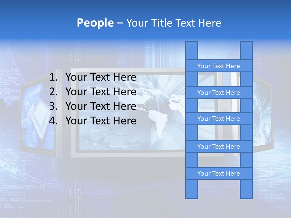 People Character Team PowerPoint Template