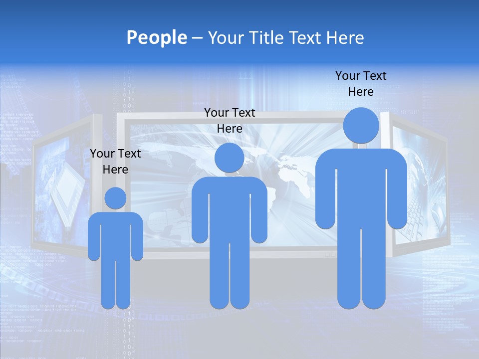 People Character Team PowerPoint Template