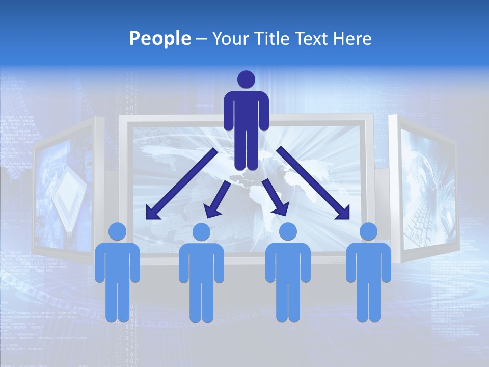 People Character Team PowerPoint Template