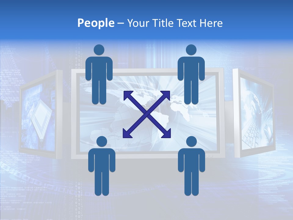 People Character Team PowerPoint Template