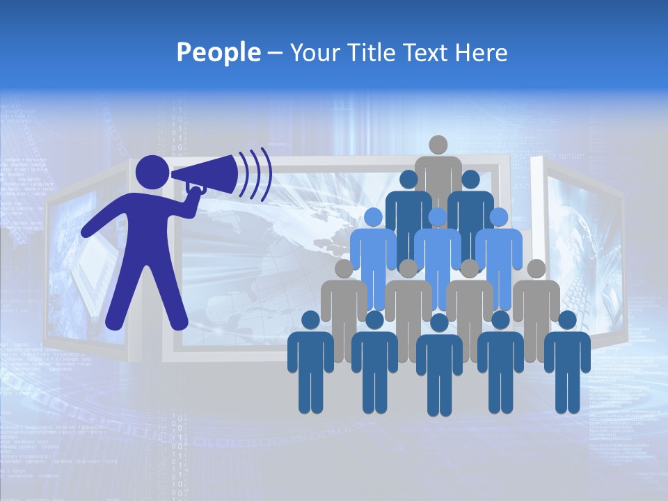 People Character Team PowerPoint Template