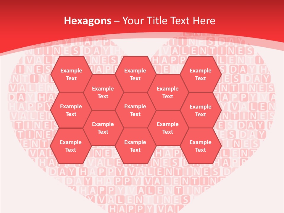 Isolated Valentine Vector PowerPoint Template