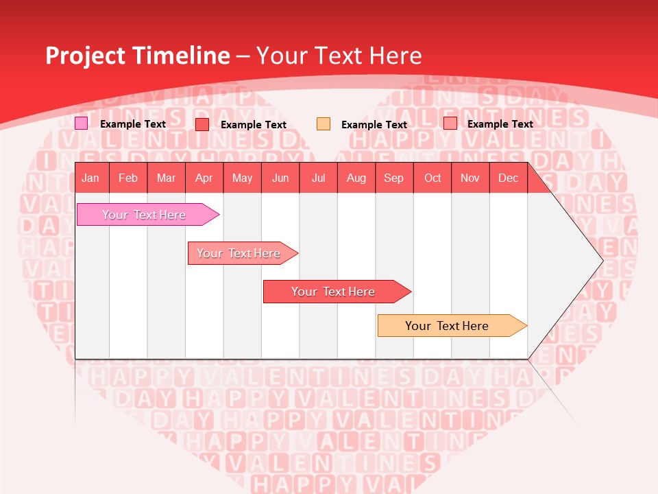 Isolated Valentine Vector PowerPoint Template
