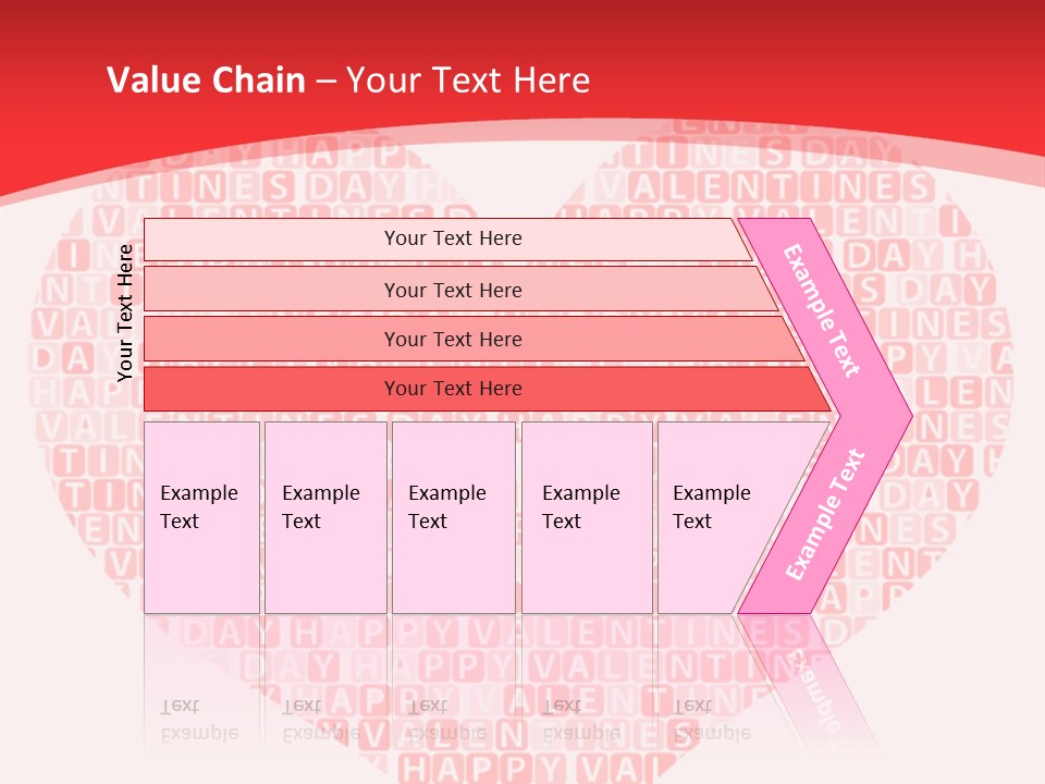 Isolated Valentine Vector PowerPoint Template