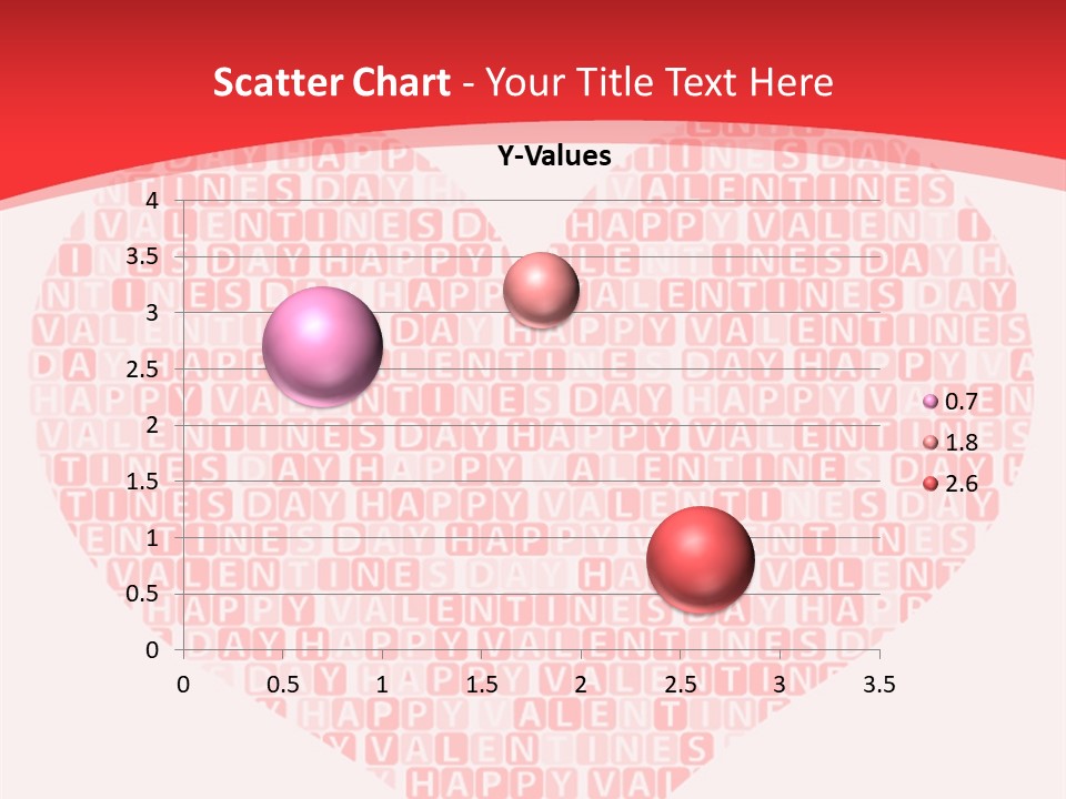 Isolated Valentine Vector PowerPoint Template